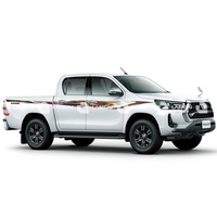 Autocollants de carrosserie en PVC pour Toyota Hilux 2022, bandes décoratives pour portières, kits intérieurs pour le commerce international