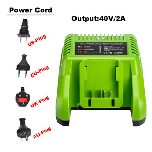 Chargeur de batterie rapide avec indicateur LED GLB-40V pour Greenworks 40V batterie Lithium-ion 29472 29727 G40B4 G40B6 - Product Image 2