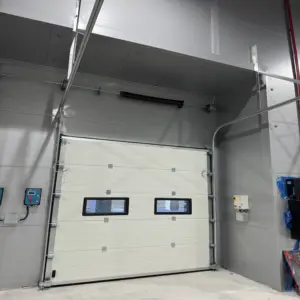 Industrial Shutter Doors 2024 Everbesten Industrial Automatic Electric Overhead Sectional Door With 40mm Panel