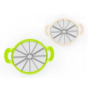 Stainless Steel Easy Cutter Divider Peeler Watermelon Slicer / Fruit Melon Cantaloupe Simple Cutter