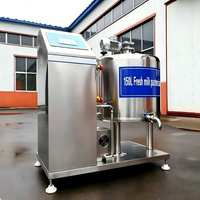 Pasteurisateur professionnel 200L pour lait frais et jus d'œufs, chauffage 12KW, 45-90°C ℃   pour une utilisation continue