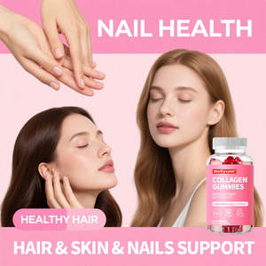 Gli integratori vitaminici per capelli con etichetta privata Premium per capelli e pelle e unghie supportano le gengivine al collagene con biotina e vitamina <span class=keywords><strong>C</strong></span> - Product Image 2