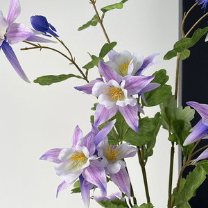 H-806 Fleurs artificielles suspendues <span class=keywords><strong>en</strong></span> cascade de <span class=keywords><strong>jasmin</strong></span> et de bégonia imprimées <span class=keywords><strong>en</strong></span> 3D, fabriquées à la main pour la mise <span class=keywords><strong>en</strong></span> scène d'intérieur de luxe - Product Image 4