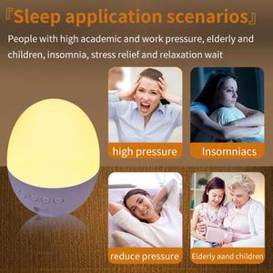 Mini trứng trắng tiếng ồn đèn loa RGB LED chiếu sáng Pin Powered loa âm thanh cho điện thoại di động sử dụng điện thoại - Product Image 4