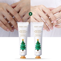 Crema de Manos de Marca Privada OEM Mini 30g, Fragancia Duradera, Ecológica, Control de Grasa, Ácido Hialurónico, Nutrición Profunda