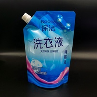 Sachet Souple avec Bec Verseur pour Savon Liquide, Lessive, Soins de la Peau, Tailles Personnalisées 1L 3L 5L