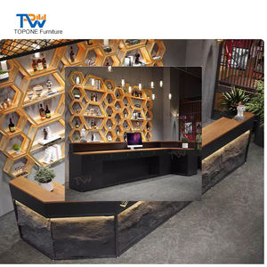 Chất lượng cao nhân tạo đá LED rượu quầy <span class=keywords><strong>bar</strong></span> cho độc quyền căn hộ - Product Image 4