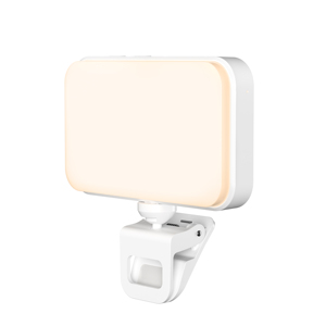 Lampe de remplissage LED pour téléphone, rechargeable, lumière selfie, température de couleur réglable, 5 niveaux de luminosité pour les appels vidéo et TikTok - Product Image 1