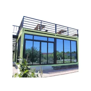 Beautiful Modern Design Prefab Container House/Office/Cafe Amazing 40 Foot 200m2 Private Container House