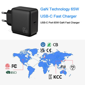 Cargador Rápido USB-C de 65W con Tecnología GaN, Adaptador PD3.0 PPS para Laptop y iPhone, Ultracompacto de 51x53mm, con Protección Contra Sobrecalentamiento - Product Image 3