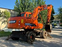 Excavadora de ruedas DOOSAN 150W de Corea, Deawoo DOOSAN DH 150W-7, excavadora de ruedas