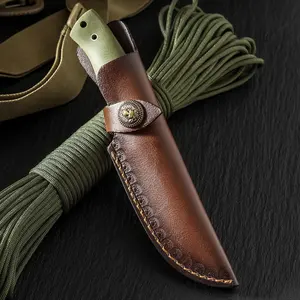 Hot Sale Custom Design 8cr13 Stainless Steel Fixed Blade Rescue Camping Outdoor Knife