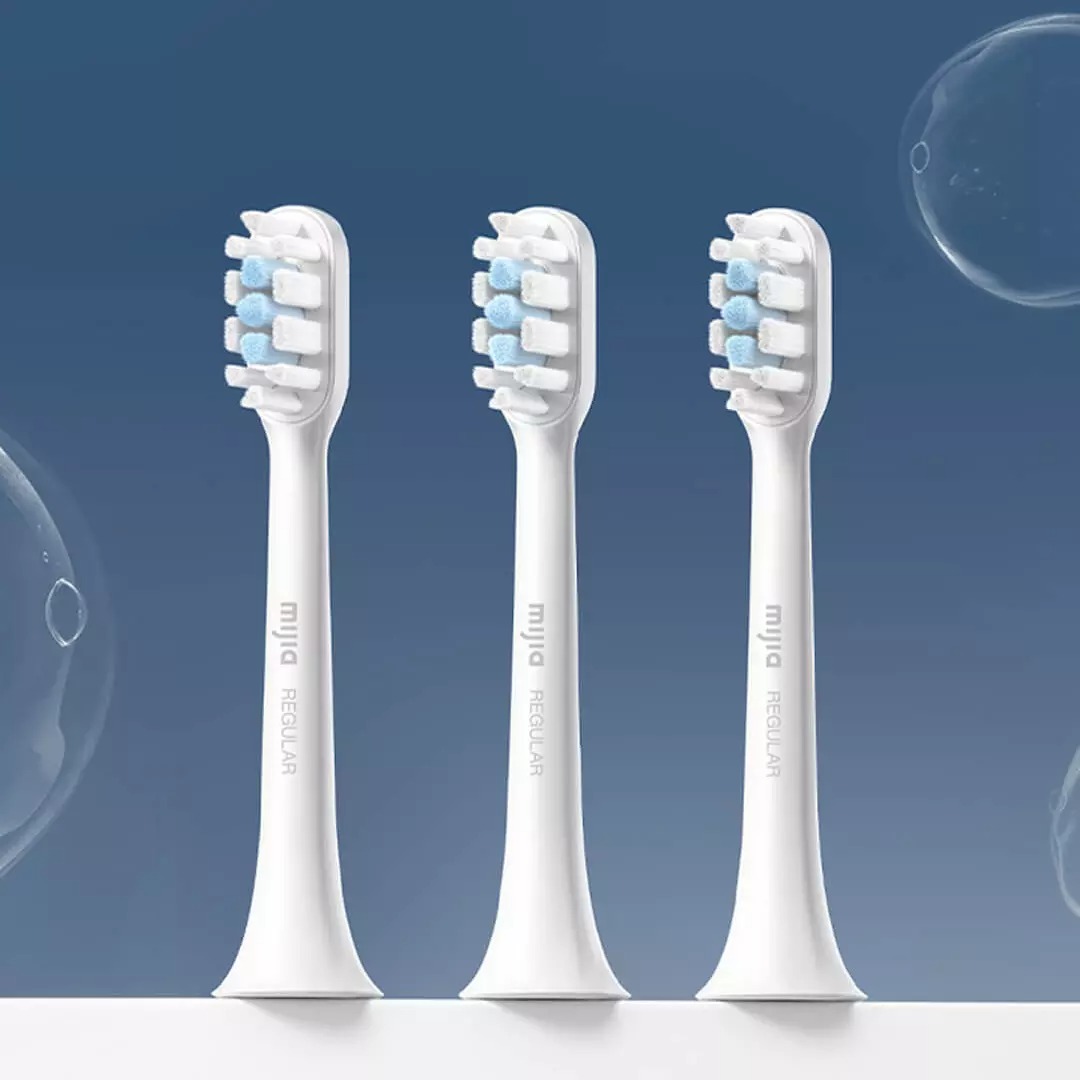 Original Xiaomi Mijia T301 3 Pcs/lot Toothbrush Head Replacement for Mijia T301 Sonic Electric Toothbrush Head Pack Of Three