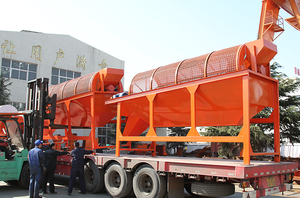 Le tamis Trommel pour le minerai d'<span class=keywords><strong>or</strong></span> alluvial ou d'autres et avec le jet d'eau peut enlever la boue comme utilisation commune - Product Image 5