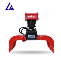 Accessoires de mini-excavatrice de qualité supérieure à ouverture rapide, rotateur, sélecteur hydraulique, grappin pour distributeurs européens