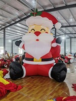 WINSUN Vente saisonnière Modèles de poupées gonflables Père Noël de Noël Personnages de Noël Attractions gonflables