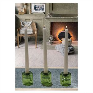 Tùy Chỉnh Sang Trọng Hổ Phách Kim Cương Hình Dạng Thủy Tinh Trà Ánh Sáng Nến Chủ Sở Hữu Chất Lượng Cao Đứng & Tàu Cho Trà Đèn Lồng & Nến - Product Image 2