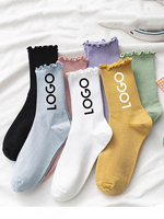 Recyclé Respirant Long Court Cheville Gris Blanc Noir Chaussettes Haute Qualité 100% Coton Bio Chaussettes Femmes
