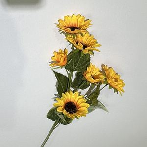 Flor Artificial de Girasol de Seda Lichao, Tallo Único, Decoración para el Hogar, Sala de Estar, Accesorio de Fotografía - Product Image 3