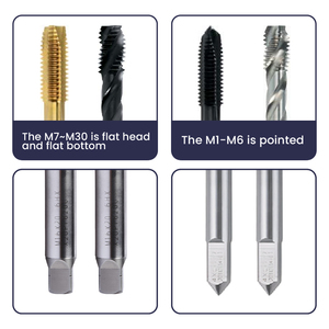 Nhà Máy Bán Hàng Trực Tiếp Hiệu Suất Cao Din371 Máy Xoắn Ốc Tap M1-M30 Kích Thước Đầy Đủ Din376 Xoắn Ốc Chỉ Tap Tin Lớp Phủ - Product Image 5