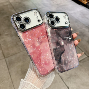 <span class=keywords><strong>Coque</strong></span> de luxe motif Laser étui pour <span class=keywords><strong>iPhone</strong></span> 17 16 15 14 <span class=keywords><strong>13</strong></span> 12 11 <span class=keywords><strong>Pro</strong></span> <span class=keywords><strong>Max</strong></span> Plus caméra Film protecteur couverture <span class=keywords><strong>Fine</strong></span> Flash lentille Film - Product Image 1