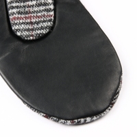 Gants et mitaines en acrylique à la mode pour femmes en peau de mouton véritable avec doublure en fausse fourrure d'agneau accessoire tricoté d'hiver chaud