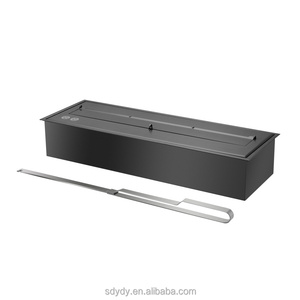 Caminetto a <span class=keywords><strong>Bioetanolo</strong></span> in Acciaio dal Design Moderno <span class=keywords><strong>con</strong></span> Funzioni di Riscaldamento e Decorazione per Hotel, Adatto per Uso in Cucina, Tipo a Incasso - Product Image 2