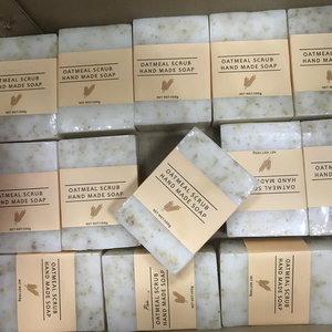Baño suministros de cuidado de la piel de la cara <span class=keywords><strong>y</strong></span> el cuerpo de coco orgánico de leche de cabra cariño rayo blanqueamiento belleza hecha a mano trigo <span class=keywords><strong>avena</strong></span> jabón de barra - Product Image 2