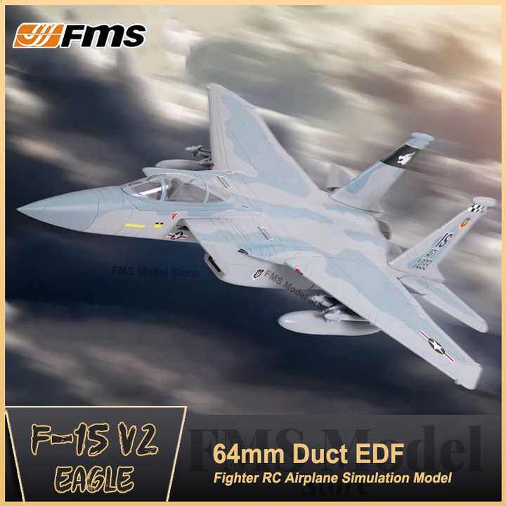 リモコン64mm EDF F-15 V2 PNP Rc飛行機飛行機ジェットラジコン