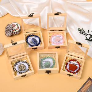 Bracelet de perles en pierres naturelles de guérison et coffret cadeau de cristaux bruts pour la vente en gros – Artisanat créatif en cristal folklorique - Product Image 1