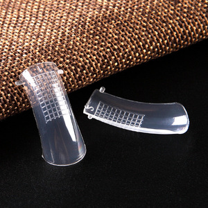 SunelPort Moldes de <span class=keywords><strong>Uñas</strong></span> Cuadrados de Cristal para Nail Art, 100 Unidades en Caja, Estilo Transparente Ultrafino, Extensión Completa de <span class=keywords><strong>Uñas</strong></span> - Product Image 3