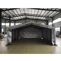 20 'x 20' Abri portable pour deux voitures Garage de stationnement de voiture Abri Carports Tente