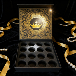 Sang trọng tùy chỉnh ráp các tông cứng nhắc gấp từ bao bì quần áo giày Quà Tặng hộp giấy với Flip Top - Product Image 4