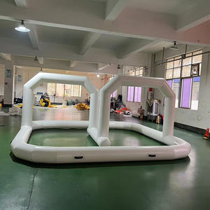 Circuit <span class=keywords><strong>de</strong></span> course <span class=keywords><strong>de</strong></span> karting gonflable d'extérieur, ensemble <span class=keywords><strong>de</strong></span> barrières d'intérieur, arène <span class=keywords><strong>de</strong></span> voitures tamponneuses pour enfants, <span class=keywords><strong>château</strong></span> gonflable amusant - Product Image 2