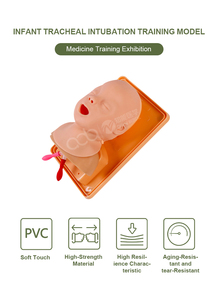Simulador de Intubación de Cabeza de Bebé a Tamaño Real J3A, Entrenador Profesional de Manejo de Vías Respiratorias Pediátricas para Hospitales y Escuelas de Enfermería - Product Image 6