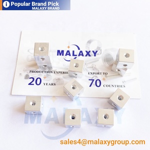 MALAXY alluminio sei lati connettore blocco di fissaggio quadrato M3 M4 M5 M6 alluminio cubo connettore staffa dado triangolo - Product Image 2