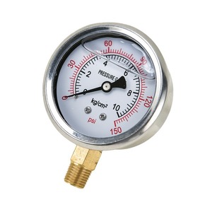 เกจวัดแรงดันน้ำมันแบบอนาล็อก YN60 ขนาด G 1/4 แบบ Radial พร้อมเกลียวแบบ Imperial - Product Image 5
