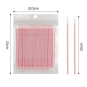 Cotonete de Nylon Descartável de Ponta Longa para Enxerto de Cílios, Limpeza de Tatuagens e Remoção de Maquiagem - Ferramenta de Beleza - Product Image 2