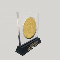 Vente en gros de cadeaux d'affaires, Base de cristal arabe, trophée de Plaque métallique aux émirats arabes unis