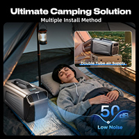 Climatiseur portable 4500 BTU 110-240V AC avec logo personnalisé, haute qualité, prix usine, pour camping et moustiquaire