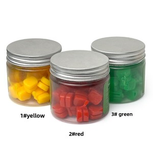 Lot de 25 leurres souples flottants artificiels parfumés de 1,2 cm pour la pêche à la carpe, 3 couleurs, pour method feeder - Product Image 5