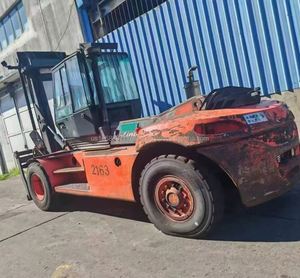 Japan-Made Secondhand Linde 16ton Diesel Engine Forklift 3m Lift 2021 Model 1 Year Warranty <b>Used</b> Equipment Sale - Product Image 2