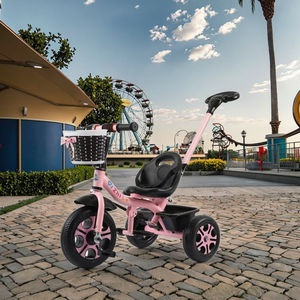 子供用の子供用プラスチック三輪車1-2-3-5歳の幼児ベビーカー自転車おもちゃベビーカーメーカー - Product Image 5