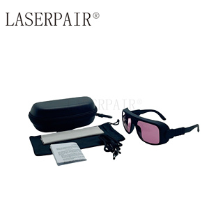 แว่นตา LASERPAIR สีชมพูระดับพรีเมียม 755 นาโนเมตร 808 นาโนเมตร แว่นตาป้องกันเลเซอร์สำหรับผู้ชายและผู้หญิง - Product Image 6