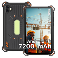 Tableta Robusta Compacta AGM P3, Android 16, 4G LTE, Tableta Industrial de 8.68 Pulgadas, Batería de 7200 mAh, Soporte OEM ODM