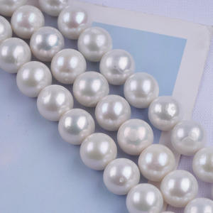 Chaîne de perles d'Edison blanches Zhuji 11-13 mm, promotion limitée sur les perles d'eau douce naturelles roses, produit semi-fini en gros - Product Image 3