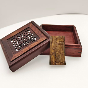 Madera de Agar Natural de Hainan Qi Nan, Tallado en Madera de los 12 Signos del Zodiaco (Zorro), para Decoración del Hogar, Bodas, Graduaciones, Diwali y Ramadán - Product Image 4