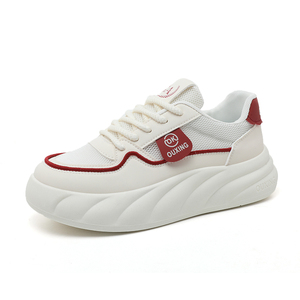 Chaussures montantes tendance en maille respirante pour femmes, rehaussantes, à lacets, idéales pour les étudiantes - Printemps, été, automne - Product Image 5