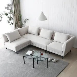 Wohnzimmer Stoff Sofas unterstützen OEM & Odm modulare Set Anpassung kostenlose Kombination