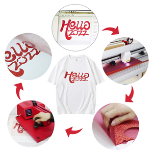 Paillettes en vinyle résistantes à la lessive, rouleau en vinyle transfert thermique pour t-shirts, haute qualité - Product Image 4